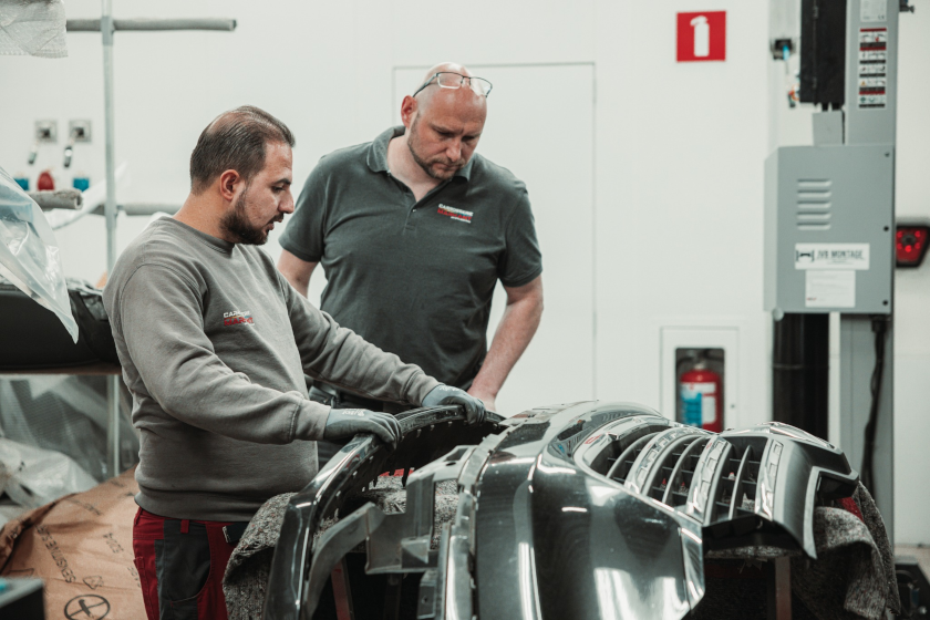 elektronica op bumper herstellen