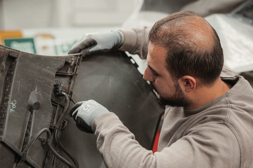 elektronica op bumper herstellen